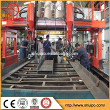 SHUIPO Gantry Type H Beam Welding Machine(tank,trailer welder)/h beam automatic welding machine